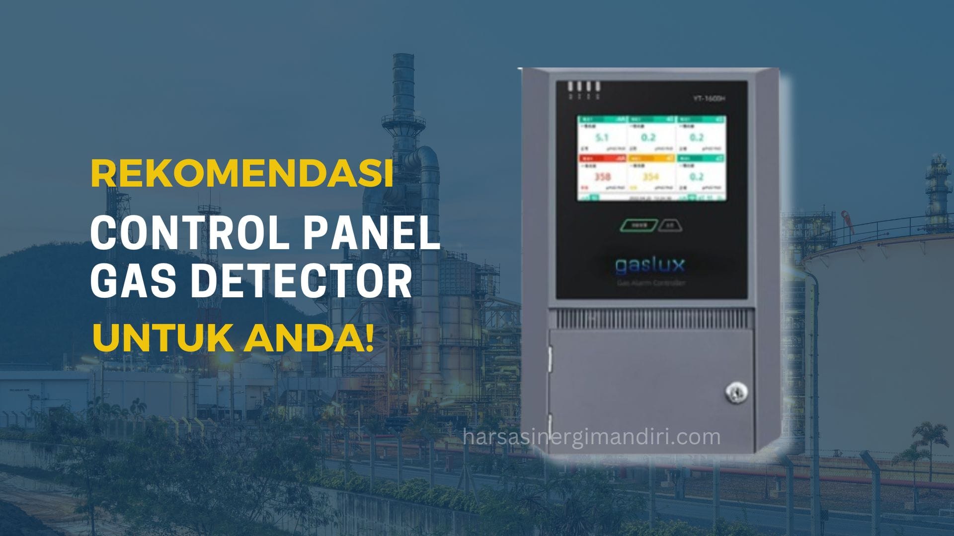 gaslux CT controller gas detector untuk anda