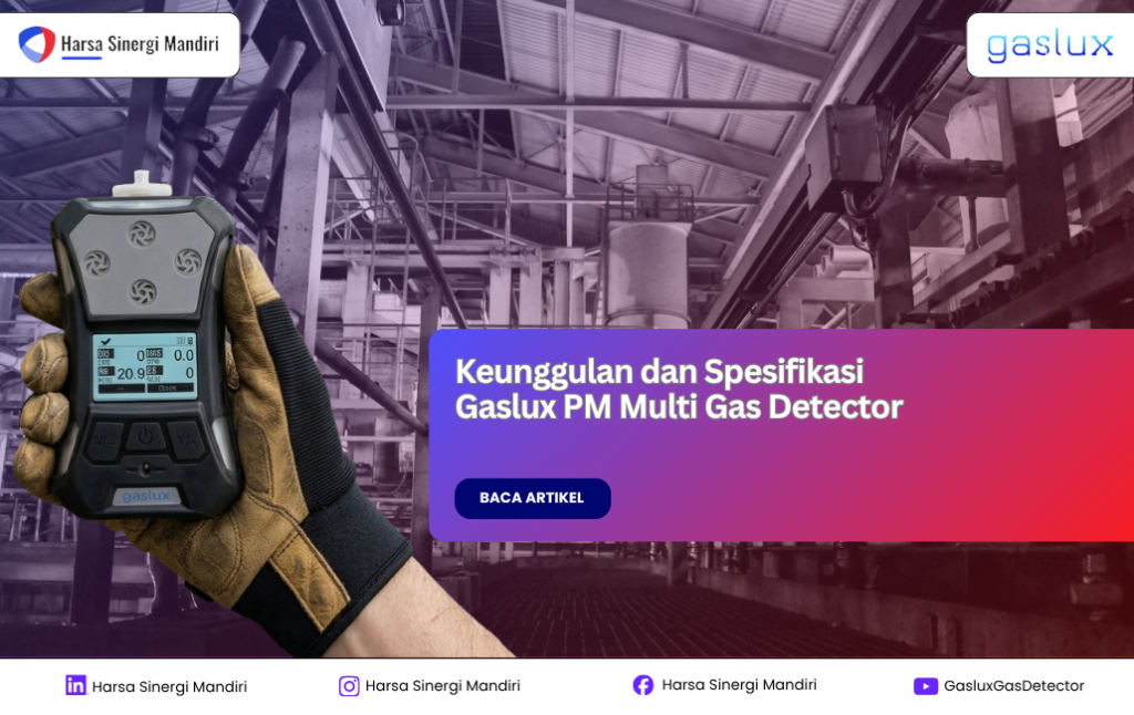 Gaslux PM: Portable Gas Detector untuk Monitoring Gas Berbahaya di Area Kerja