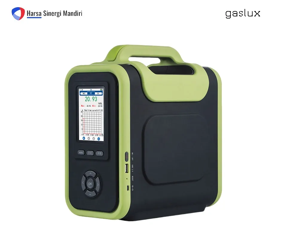 Gas Analyzer Gaslux untuk mengukur kadar dan tingkat gas di udara
