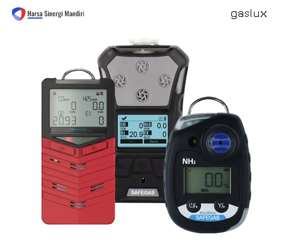 Gaslux Gas Detector Portable Untuk Mendeteksi Gas Berbahaya
