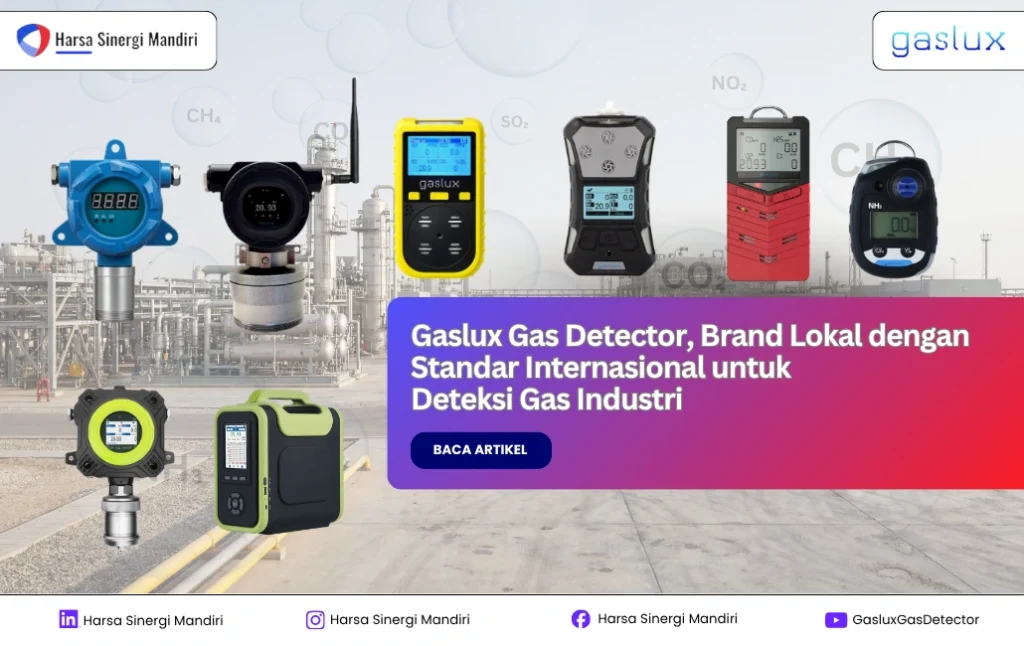 Gaslux Gas Detector terbaik brand lokal Indonesia