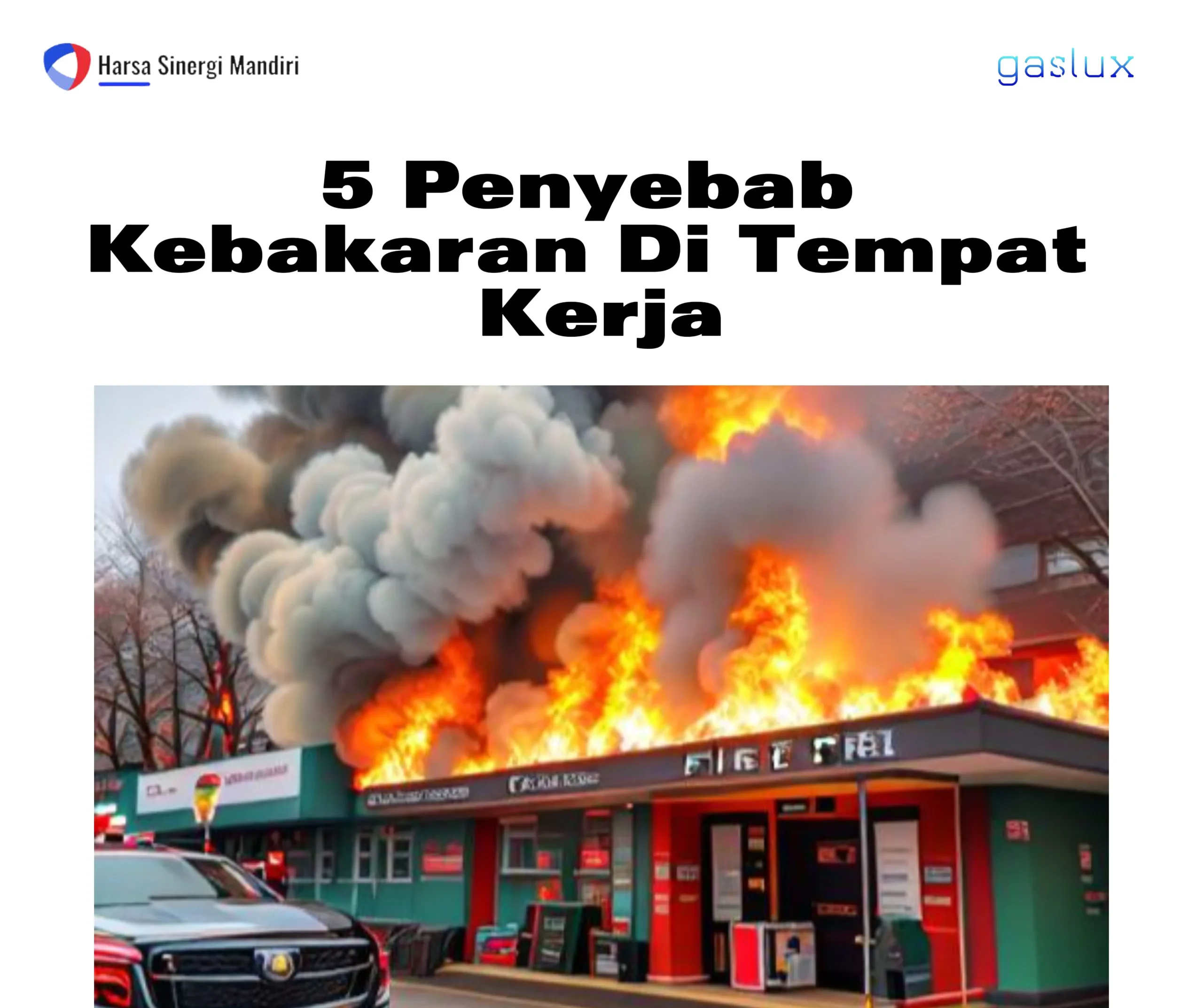 5 Penyebab Kebakaran di Tempat kerja yang Harus Diperhatikan!