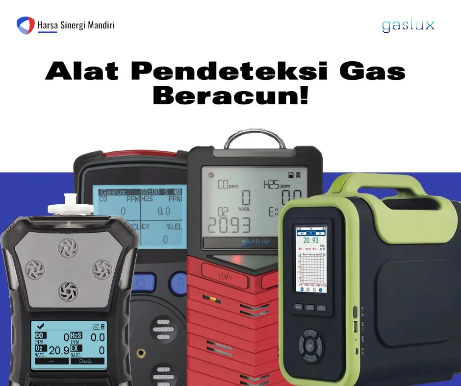 Rekomendasi Alat Pendeteksi Gas Beracun dari Gaslux Dengan Berbagai Tipe