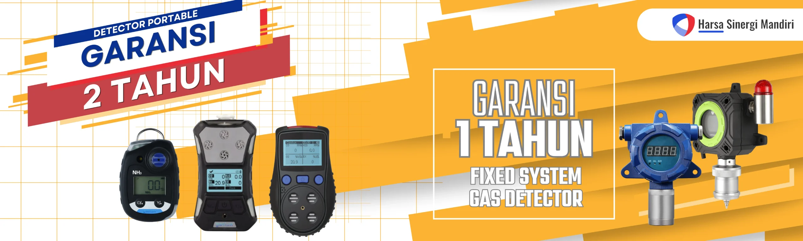 Banner Garansi Gas Detector