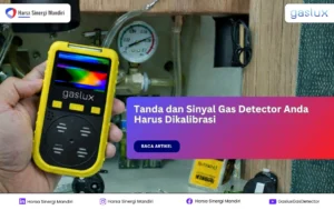 tanda gas detector perlu di kalibrasi